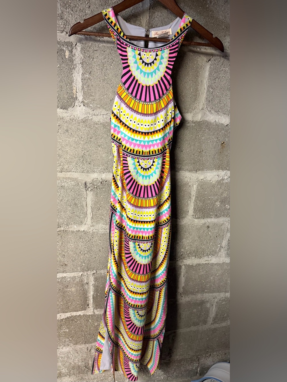 Mara Hoffman geometrical cutout maxi dress